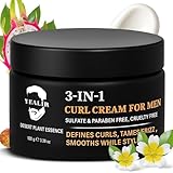 men with curly hair wanting soft define hair product